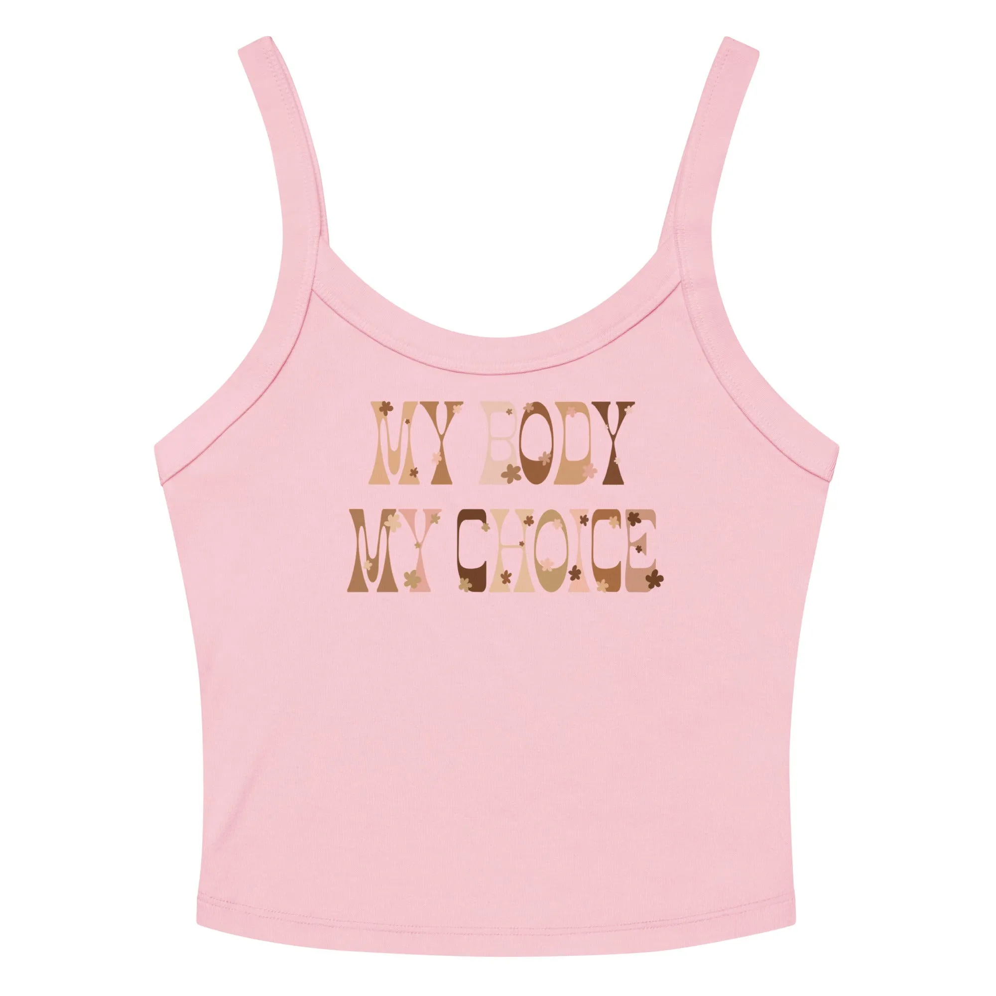 My Body My Choice Scoop Neck Tank Top