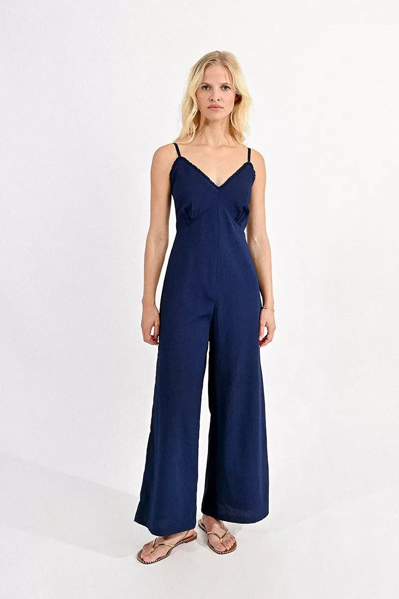 Navy Blue Jumpsuit