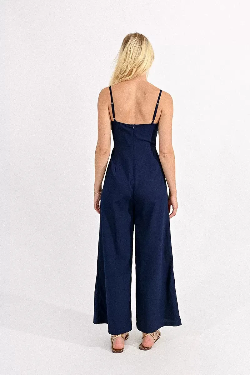 Navy Blue Jumpsuit