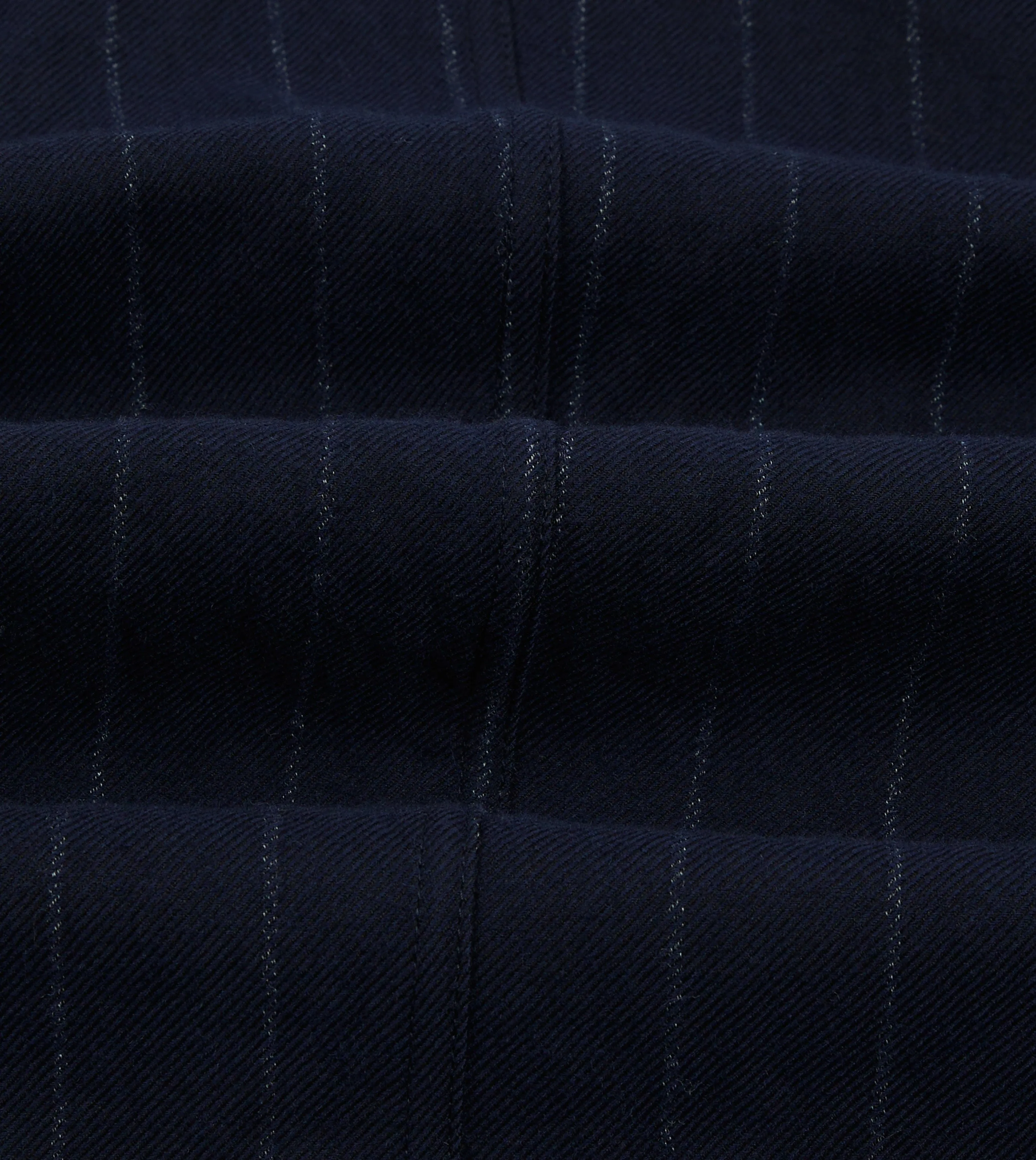 Navy Pin Stripe Wool-Cotton Games Blazer Mk. III