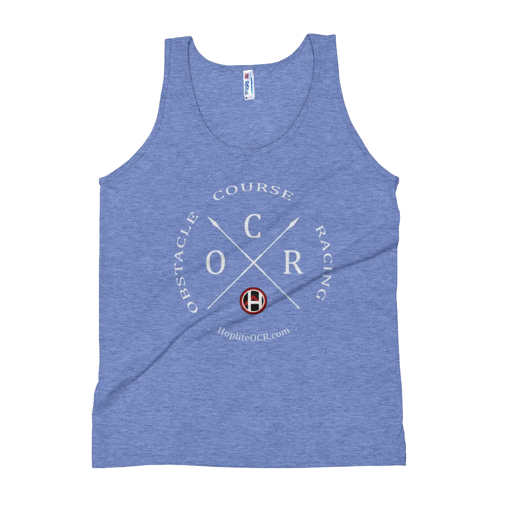 Obstacle Course Racing Crossed Spears Unisex Tank Top