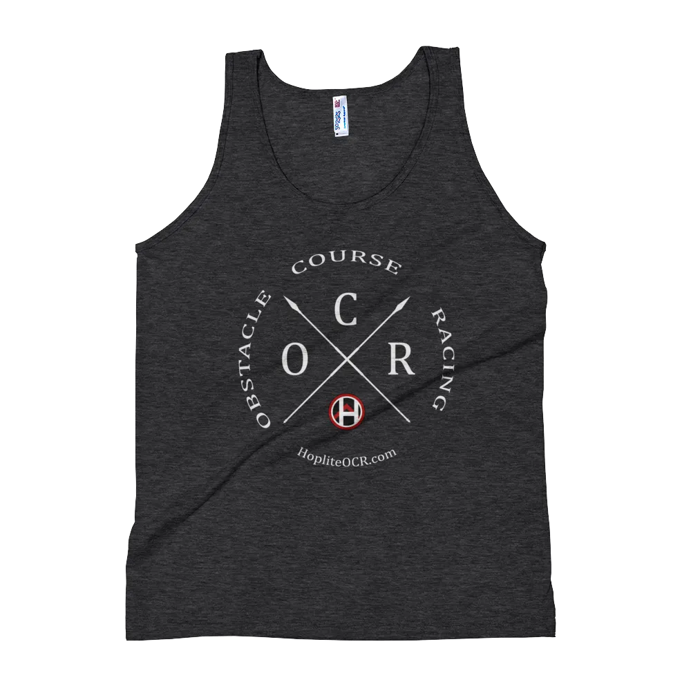 Obstacle Course Racing Crossed Spears Unisex Tank Top