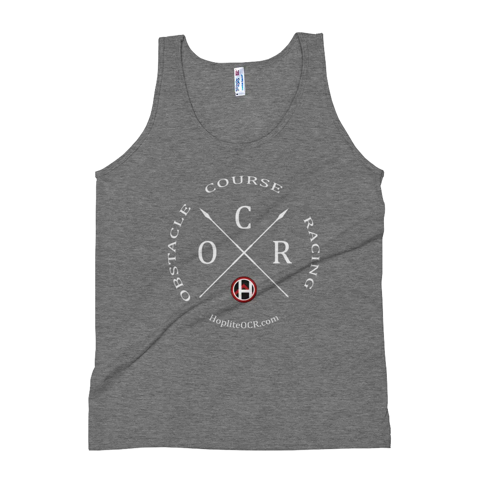 Obstacle Course Racing Crossed Spears Unisex Tank Top