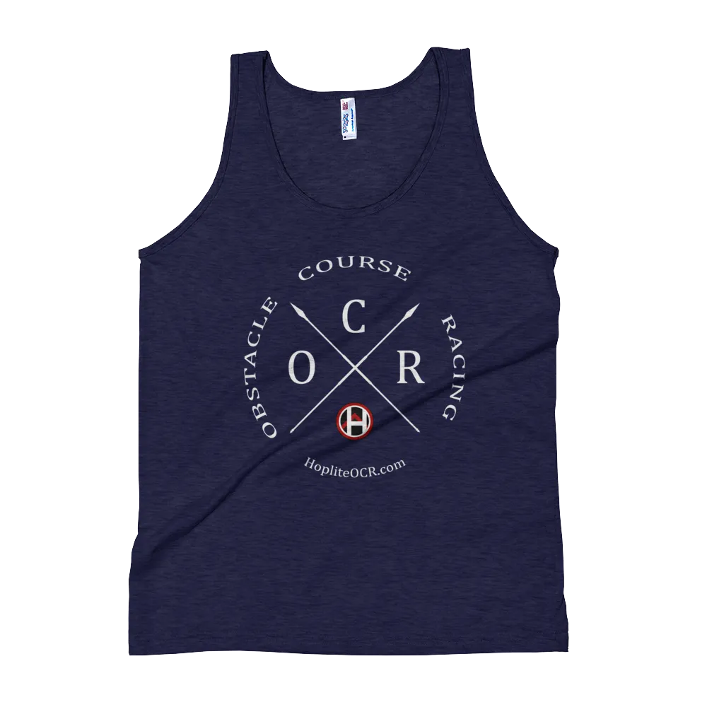 Obstacle Course Racing Crossed Spears Unisex Tank Top