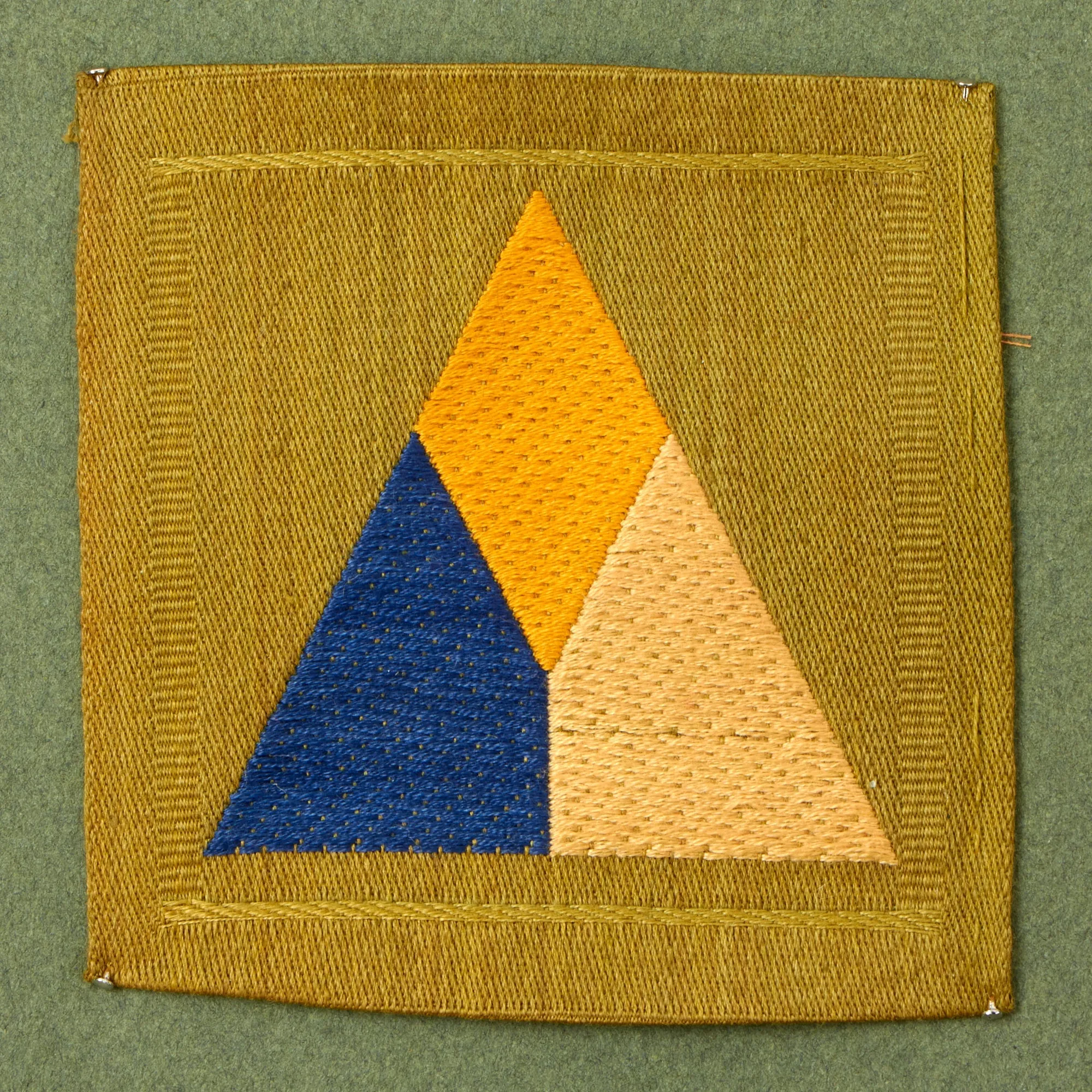 Original U.S. WWI Army Tank Corp Sleeve Patch Set - Formerly Part of the A.A.F. Tank Museum