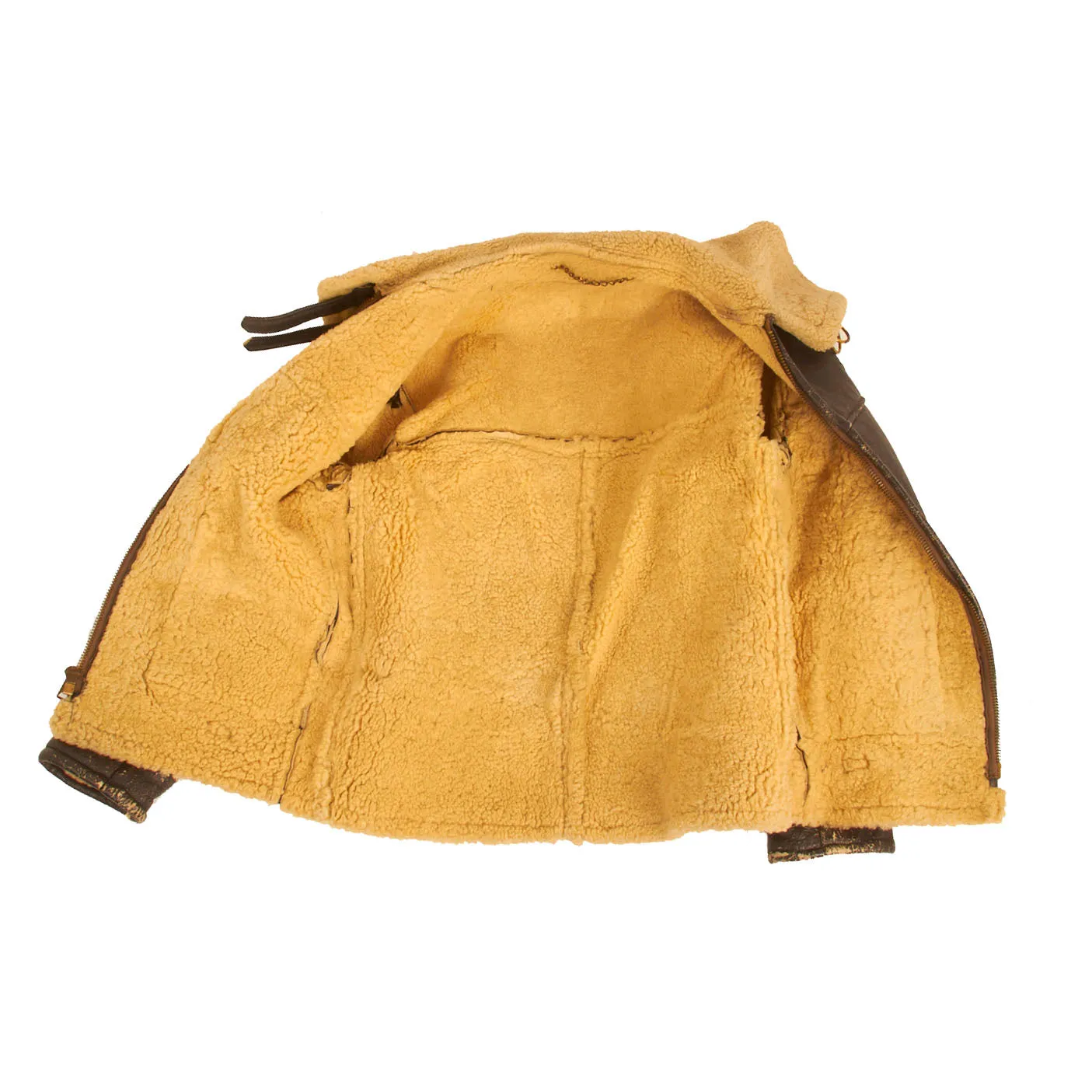 Original U.S. WWII Army Air Forces B-3 Sheepskin Bomber Jacket