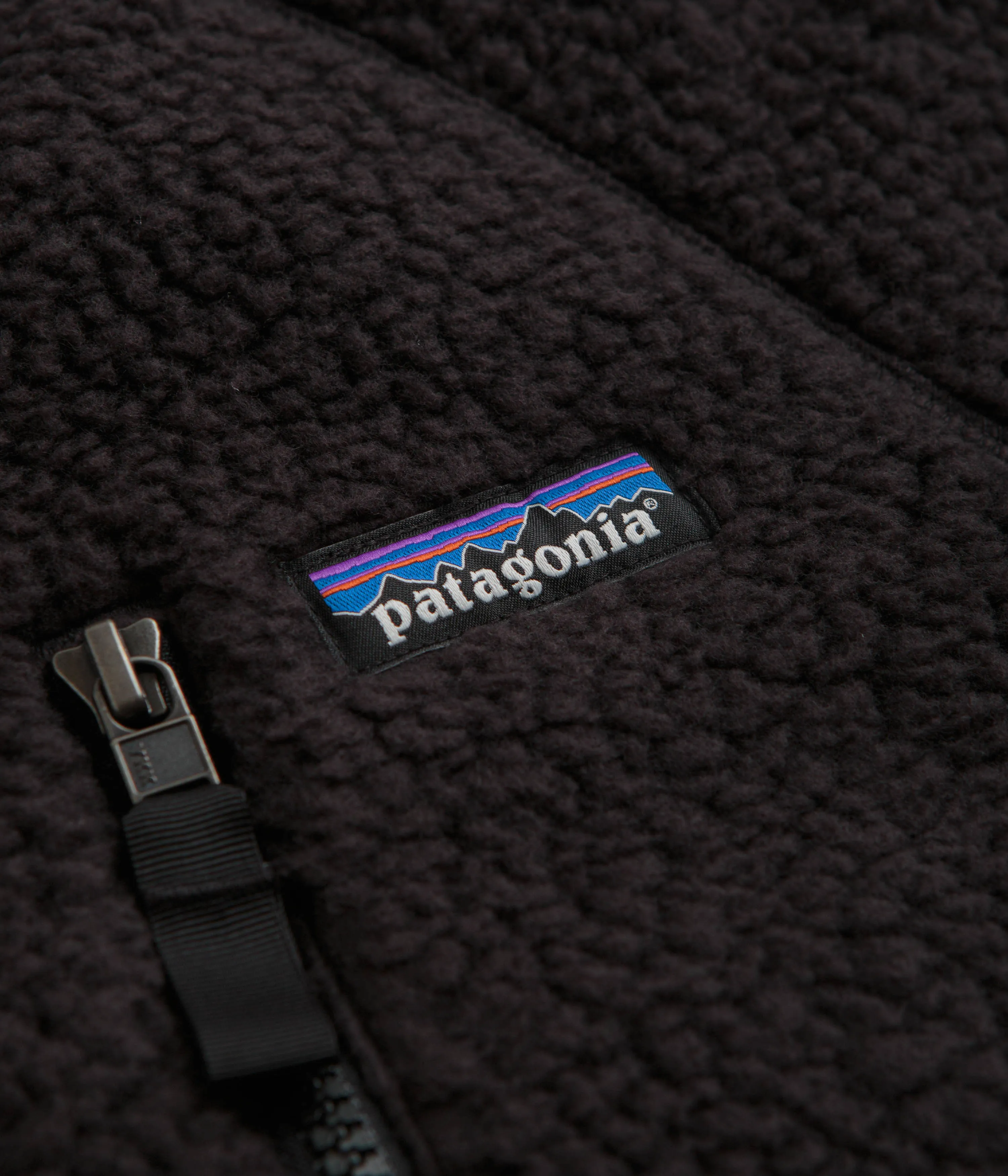 Patagonia Retro Pile Fleece Jacket - Black