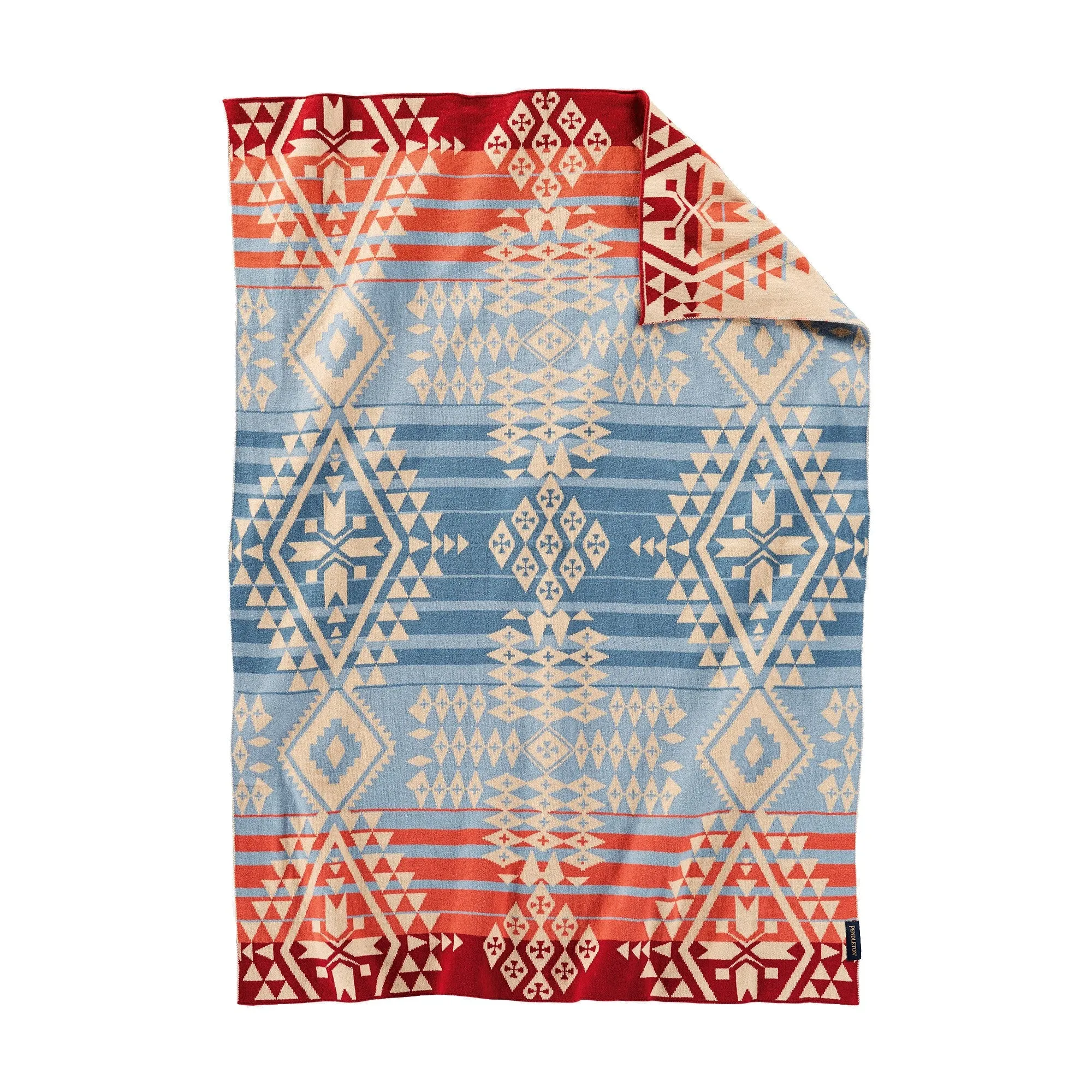 Pendleton Knit Baby Blanket with Beanie | more colors available