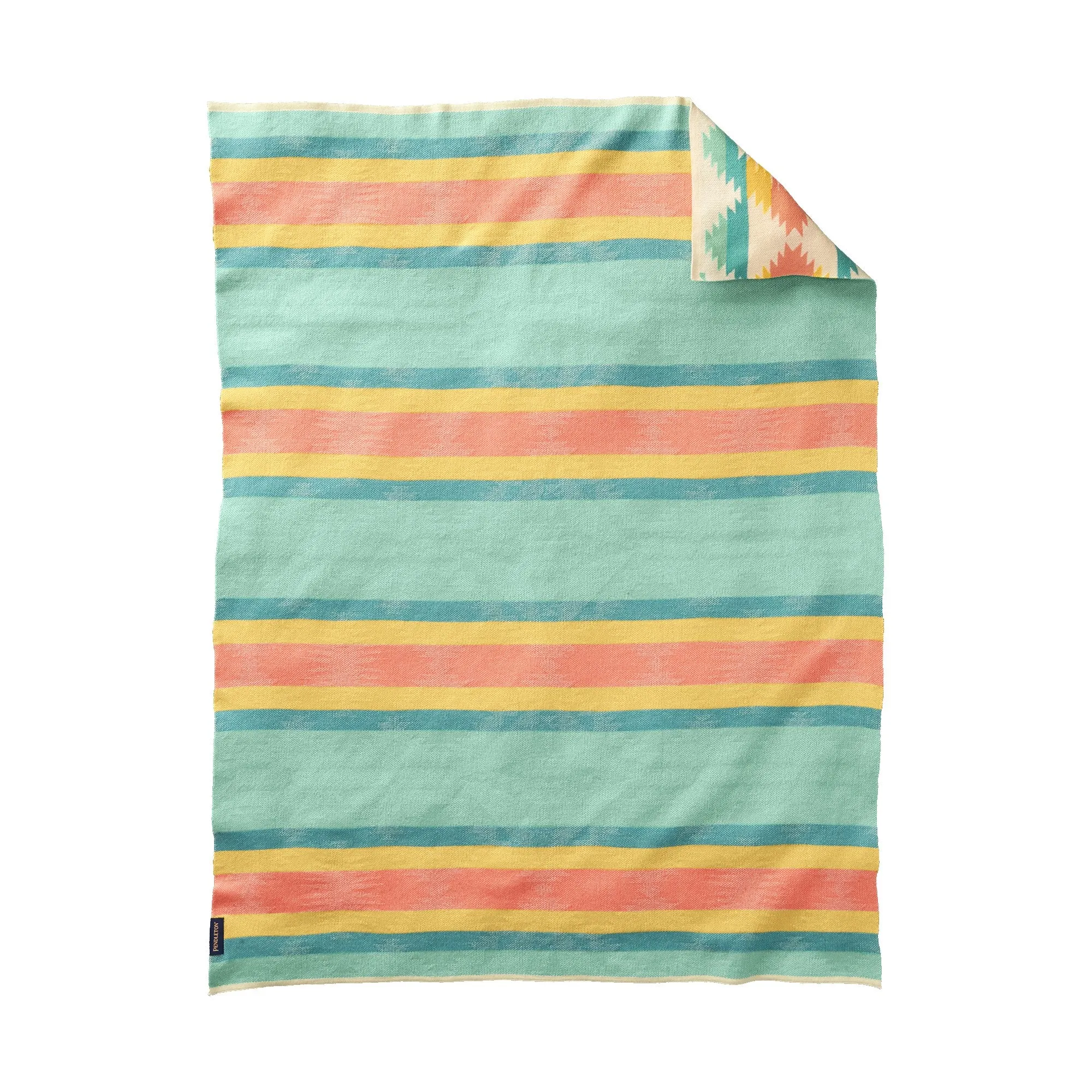 Pendleton Knit Baby Blanket with Beanie | more colors available