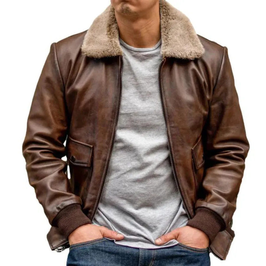 Pilot Leather Jacket for Men