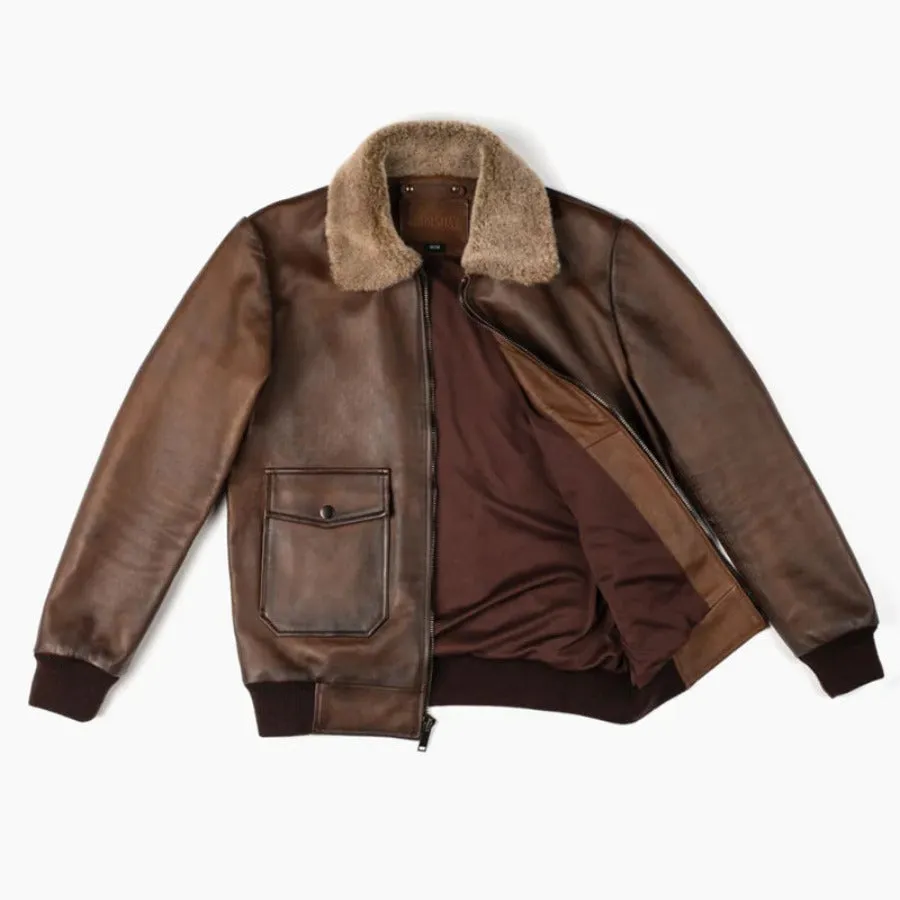 Pilot Leather Jacket for Men