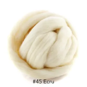 Polish Merino Wool Top - Ecru