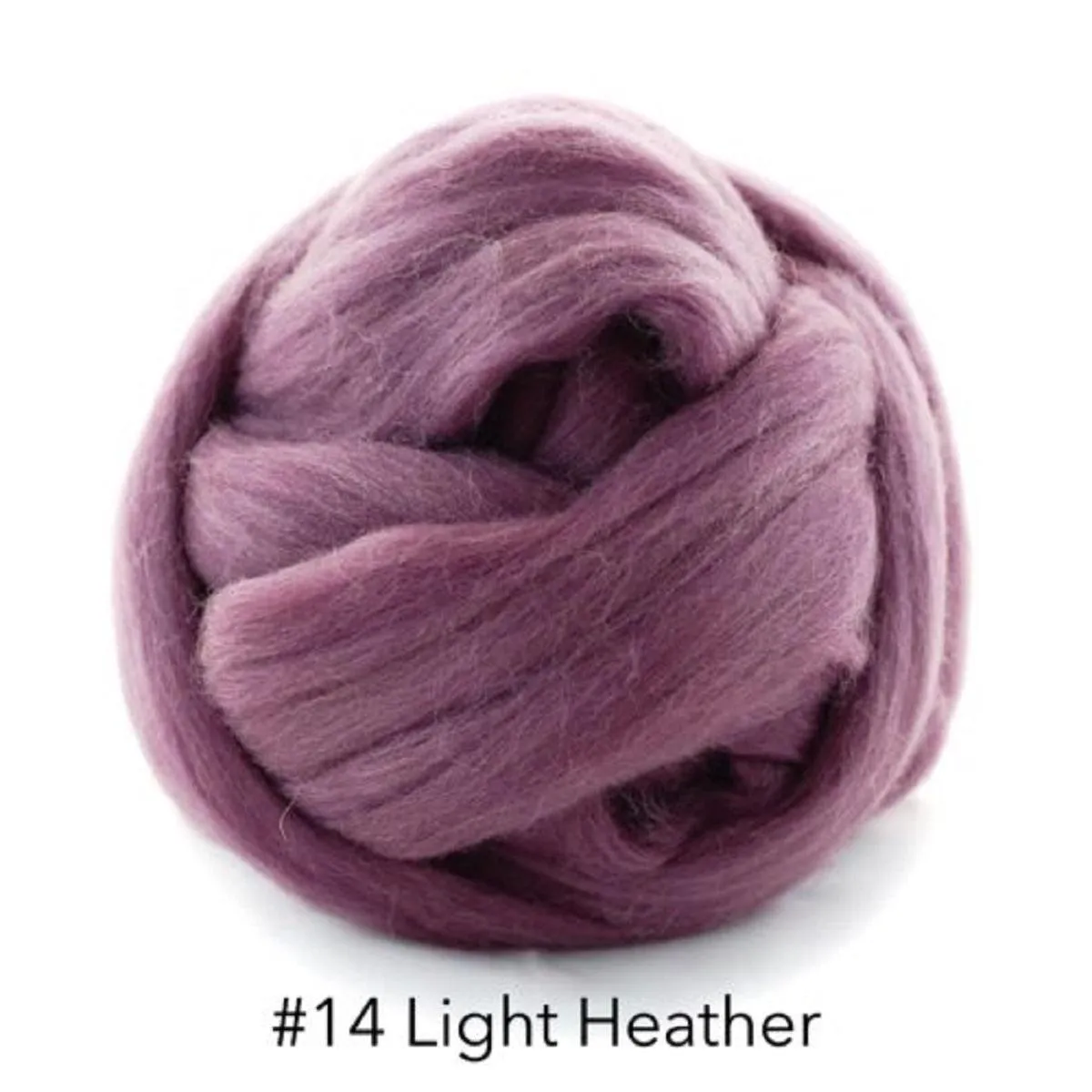 Polish Merino Wool Top - Light Heather