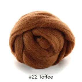 Polish Merino Wool Top - Toffee