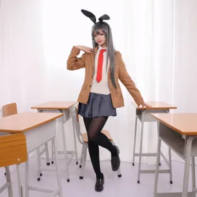 Rascal Does Not Dream of Bunny Girl Senpai Mai Sakurajima Cosplay Costume