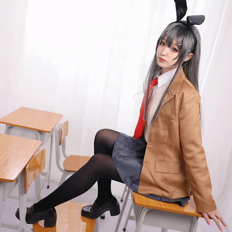 Rascal Does Not Dream of Bunny Girl Senpai Mai Sakurajima Cosplay Costume