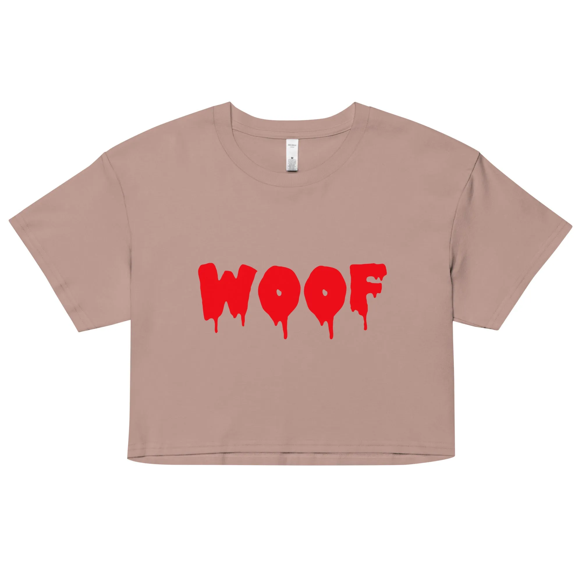 Red Woof Crop Top