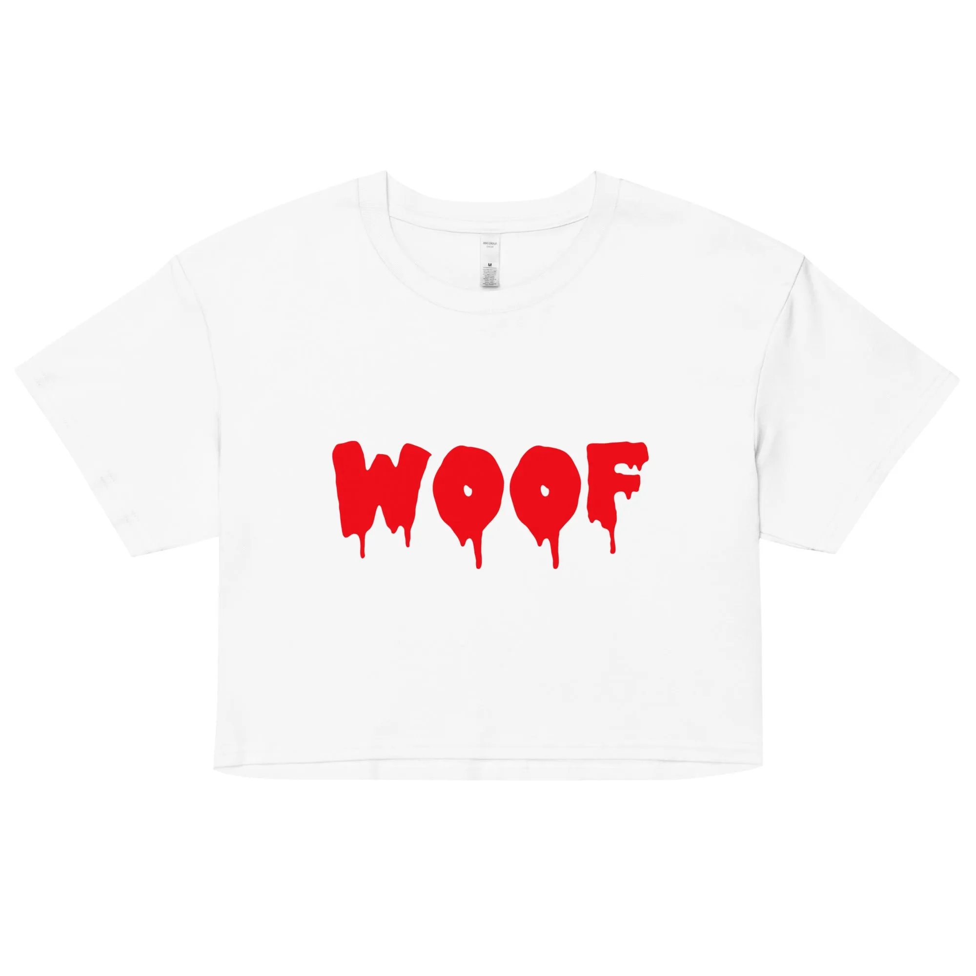 Red Woof Crop Top