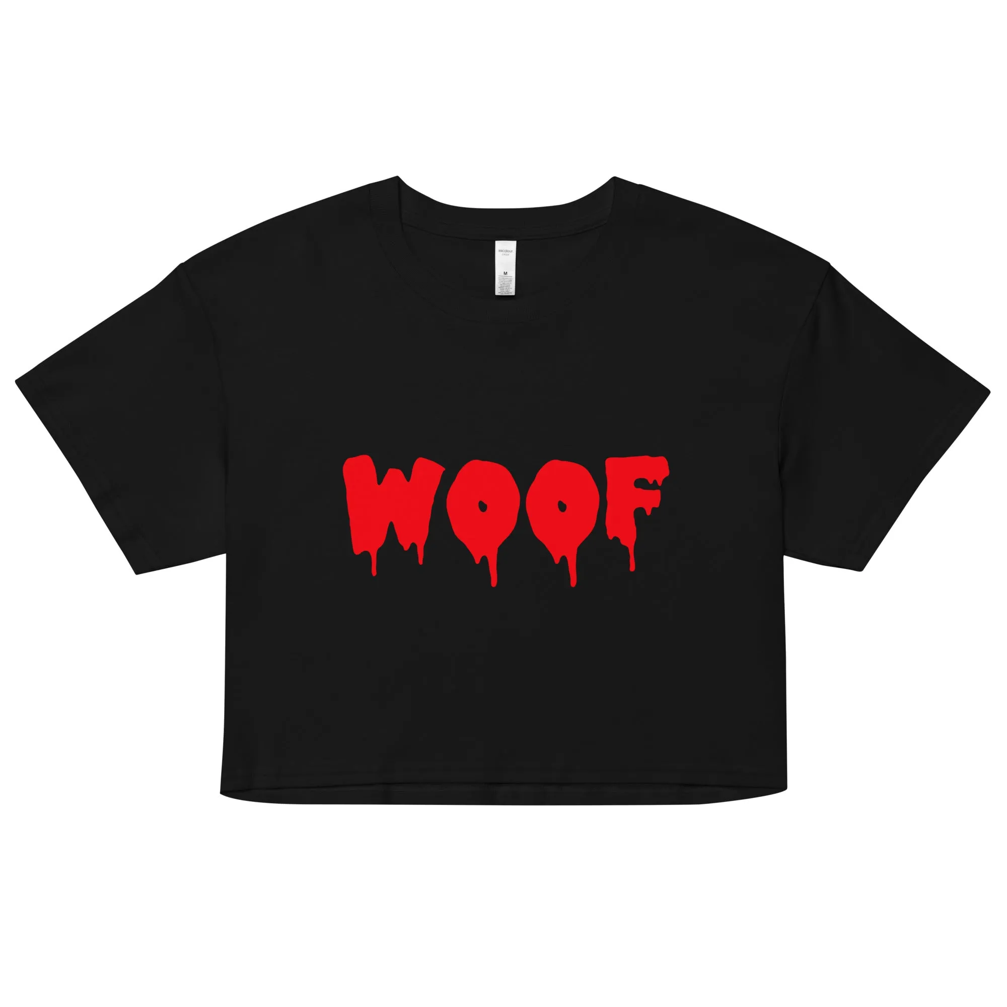 Red Woof Crop Top