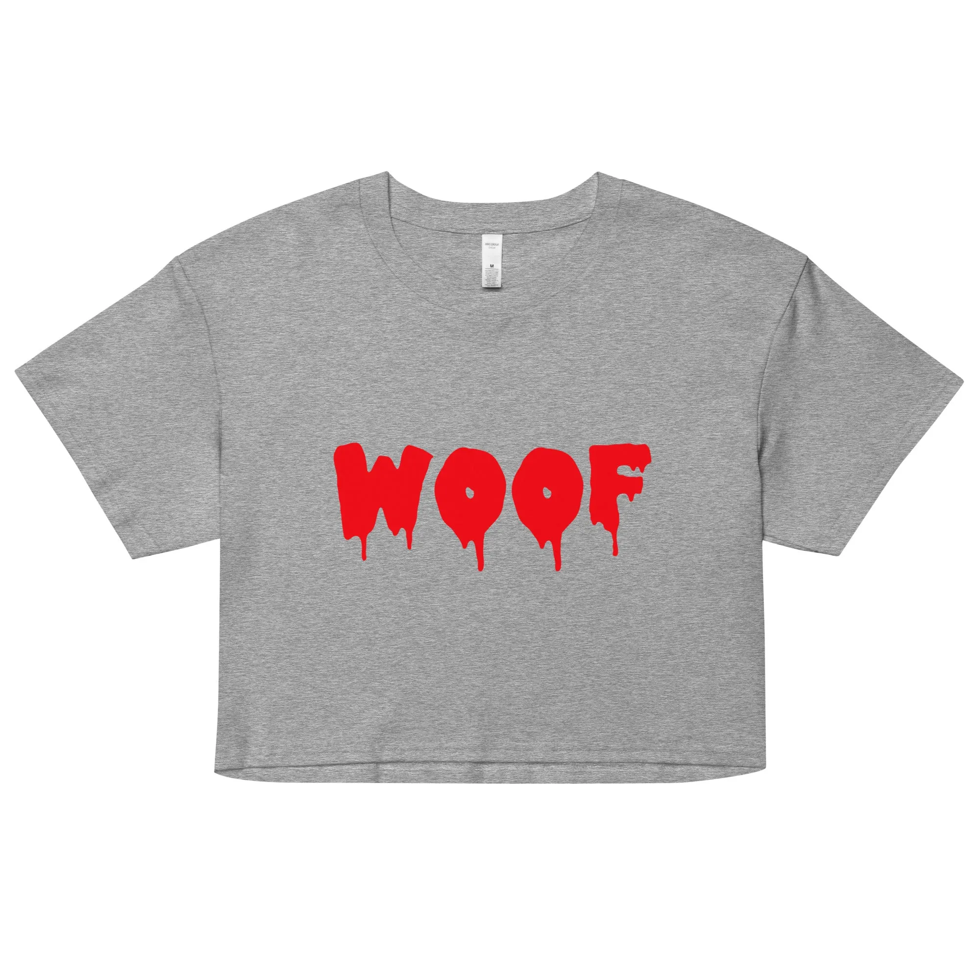 Red Woof Crop Top