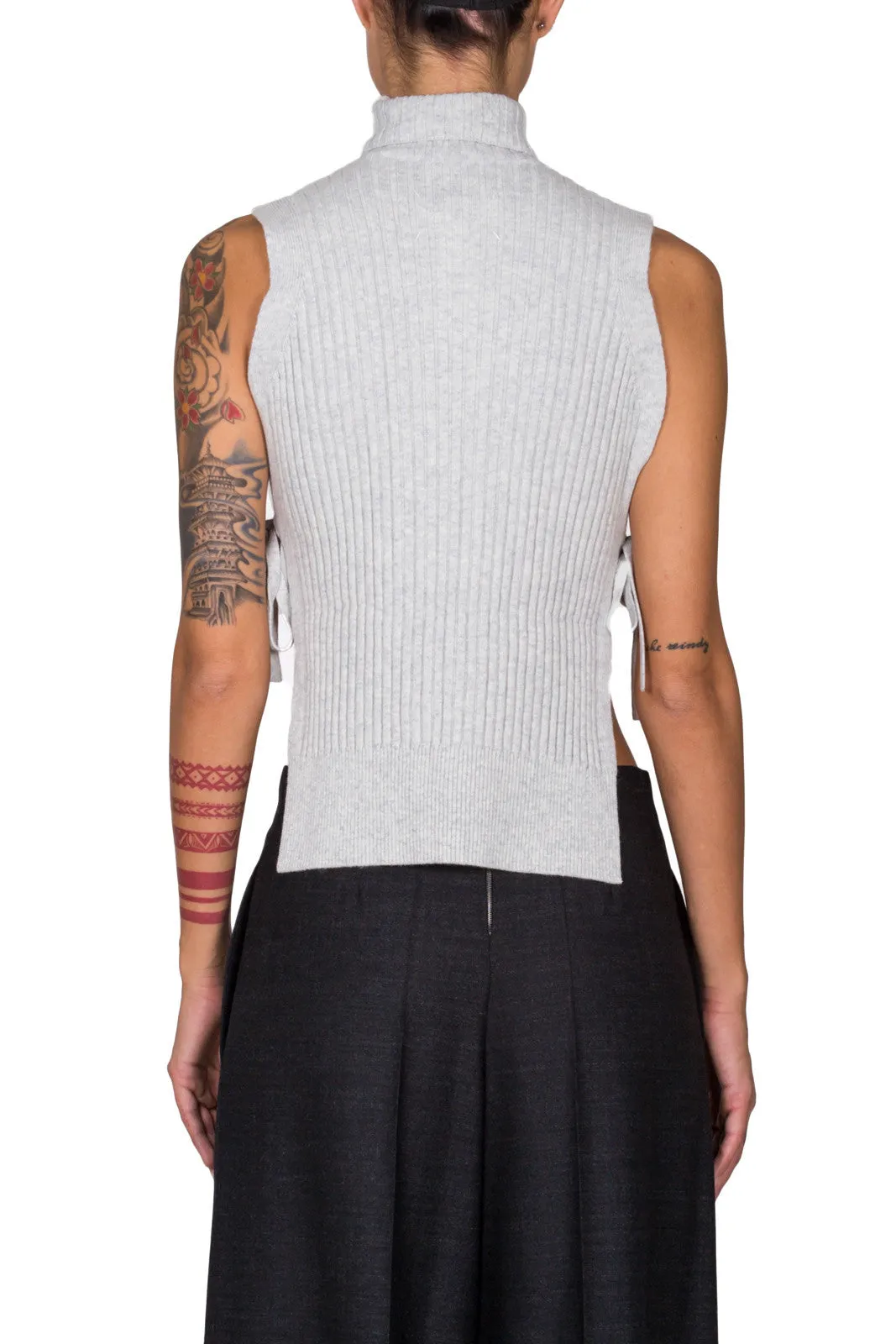 Ribbed Sleeveless Top