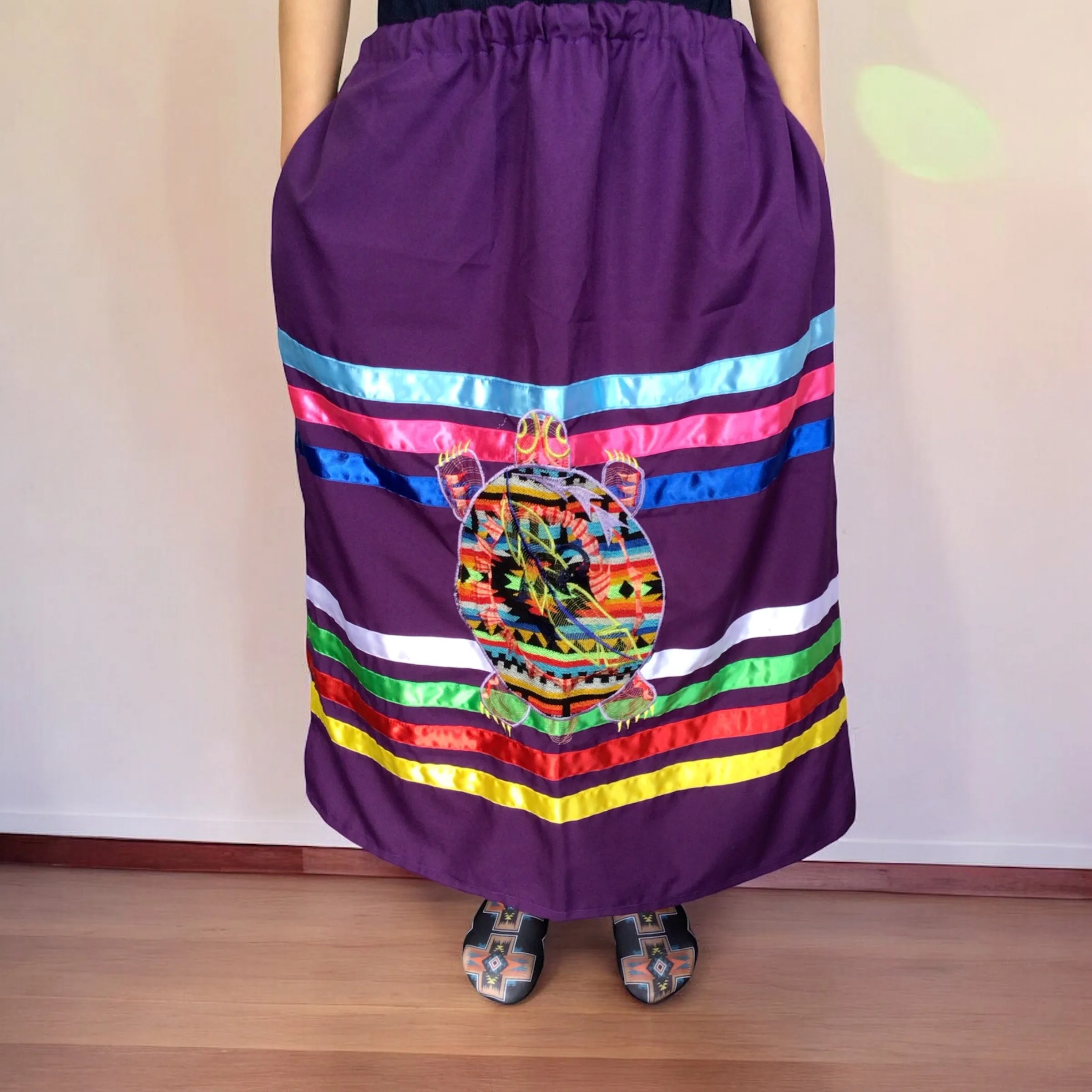 Ribbon skirt with Turtle