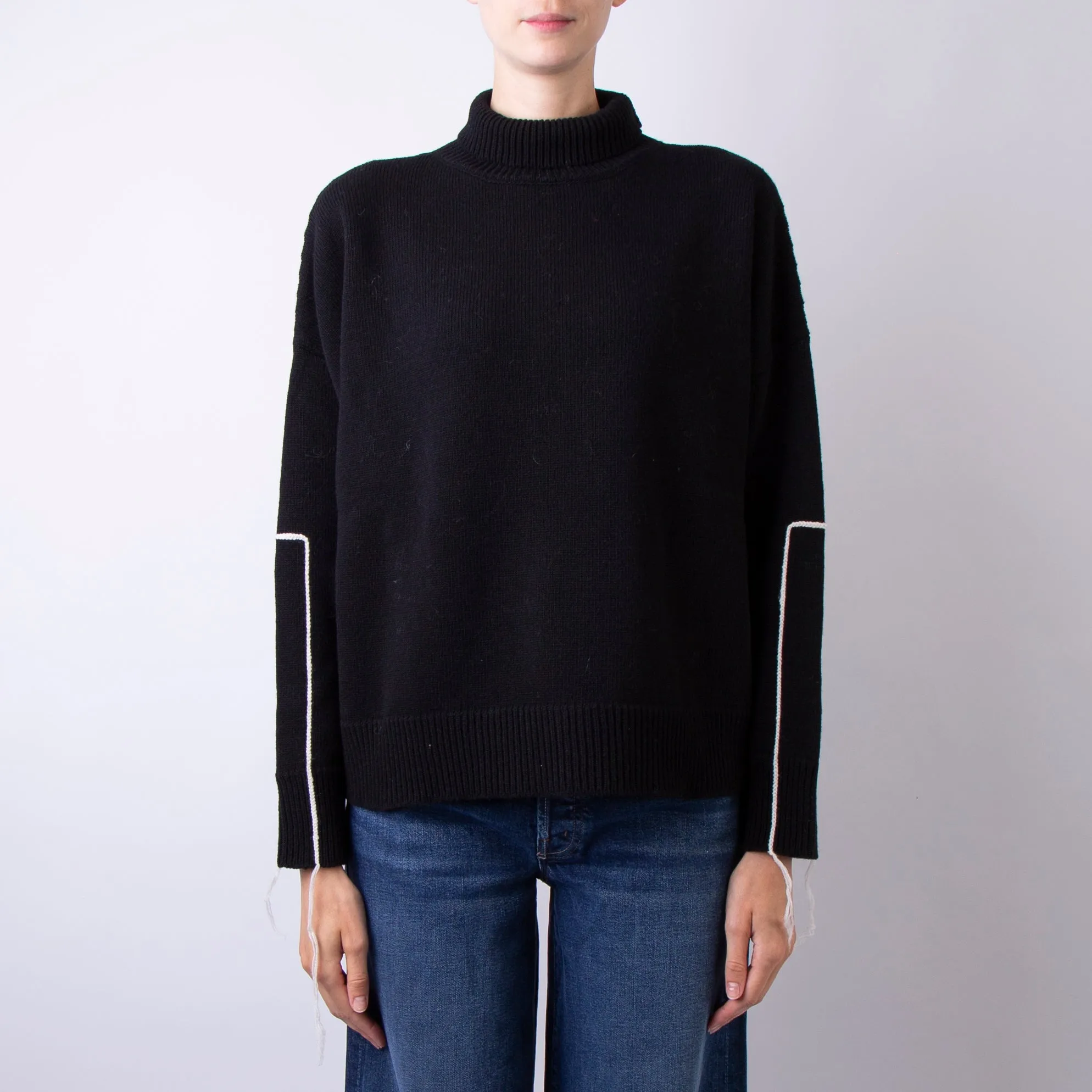 ROBERTO COLLINA SWEATER A20203 09 BLACK