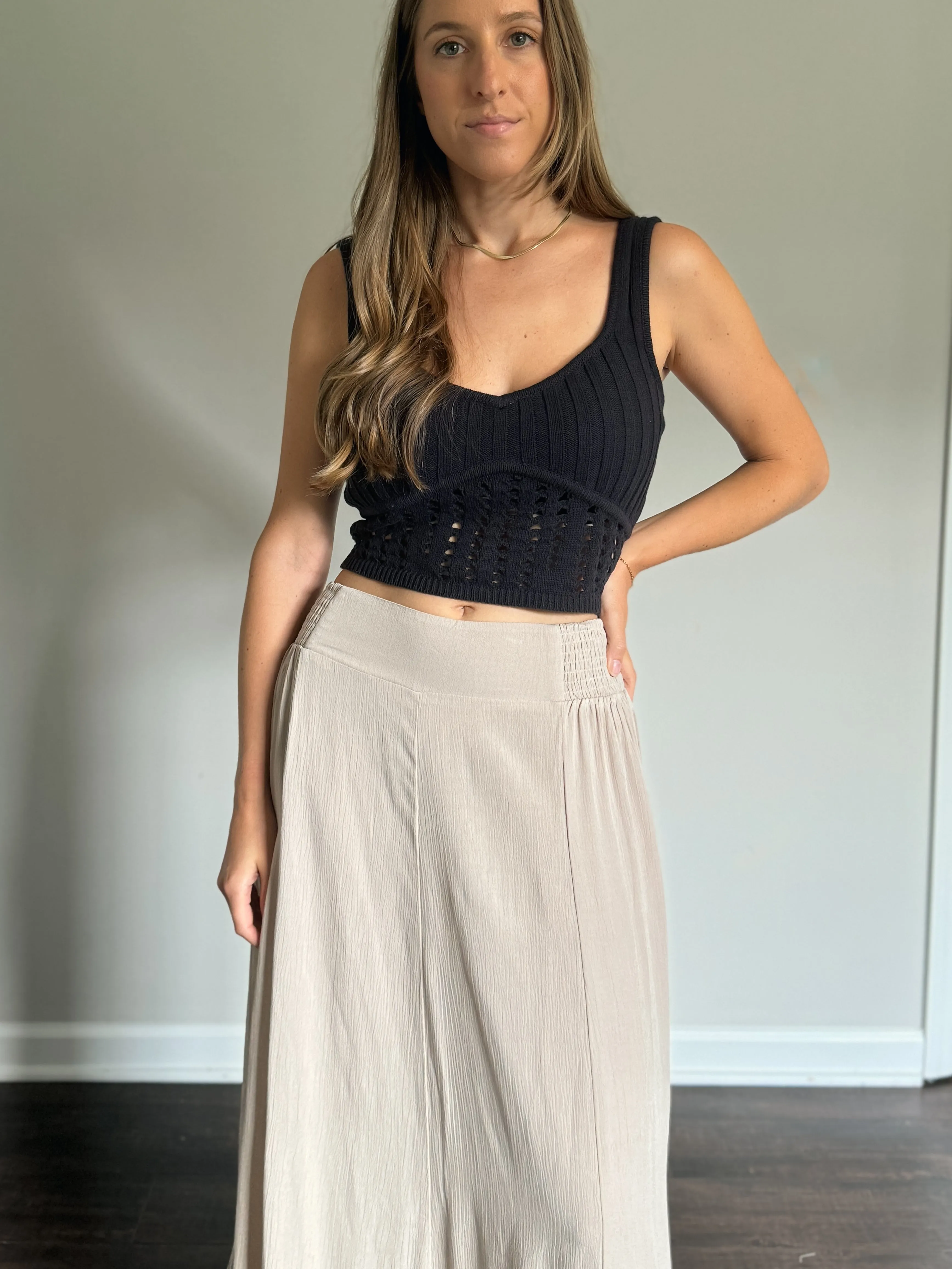 Ruffled Maxi Skirt