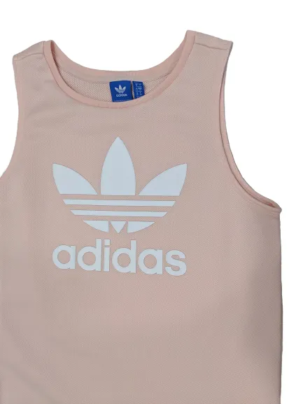 [S] Adidas Trefoil Baby Pink Tank Top