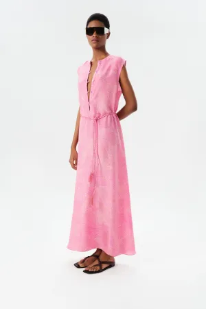 SERRANO WILLIAMS SLEEVELESS MAXI DRESS - FUCHSIA VIBES