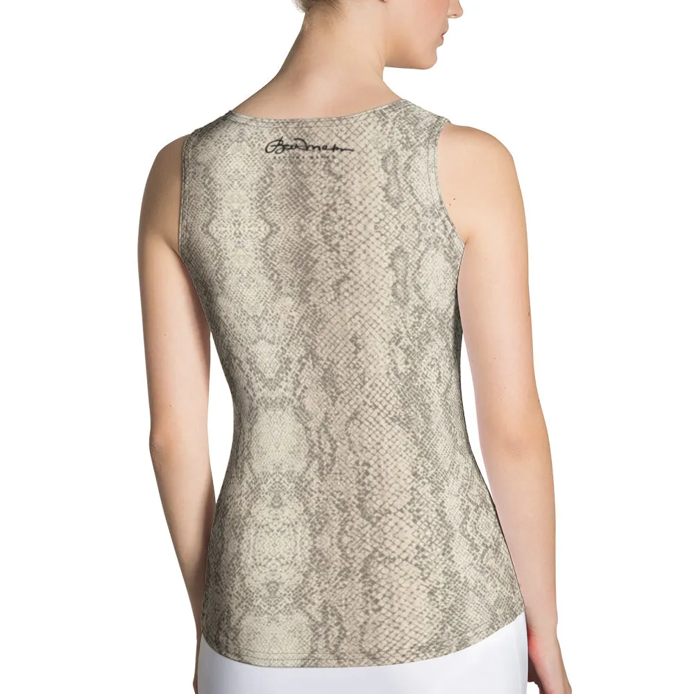 Snake Print Tank Top