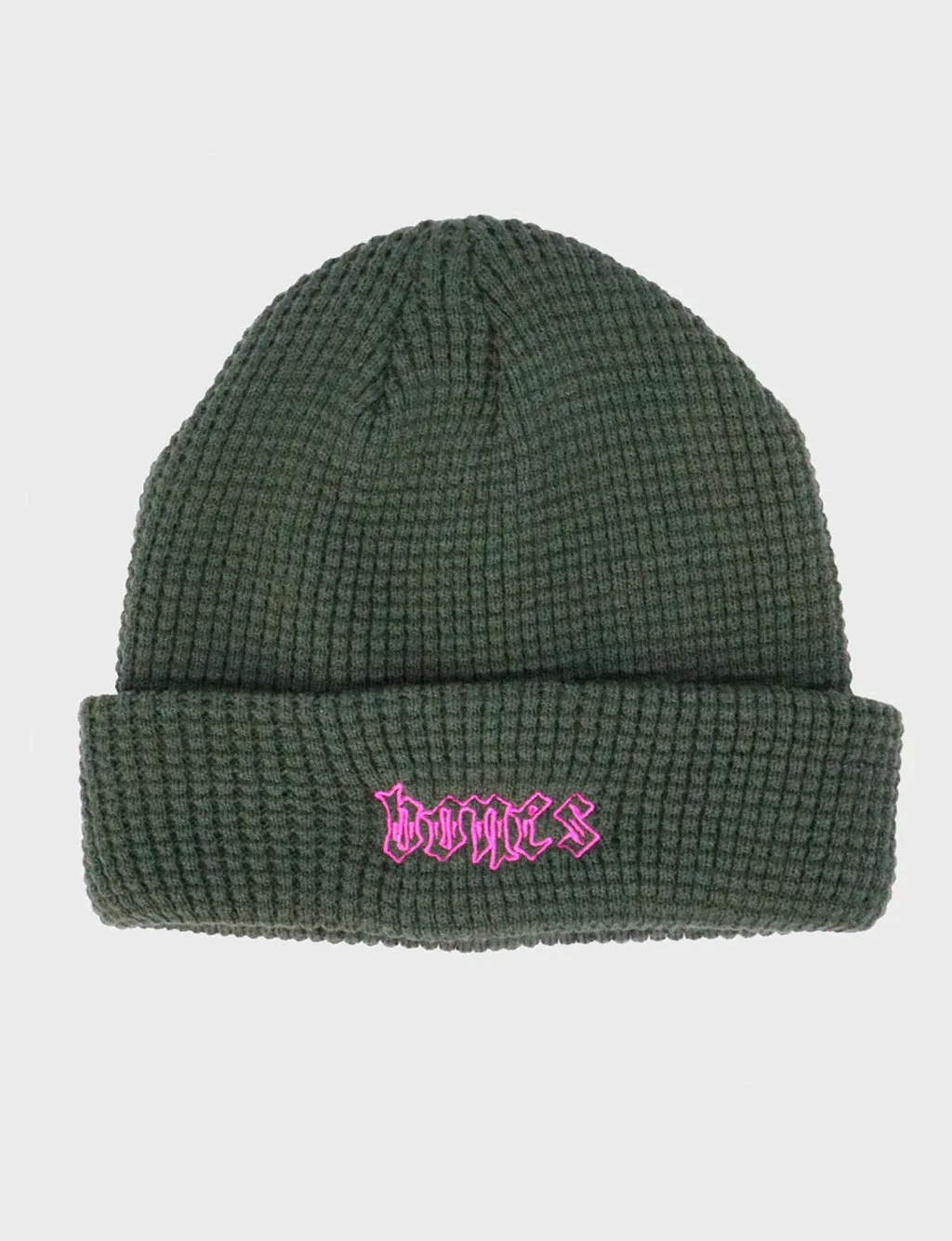 STEEZE WAFFLE KNIT BEANIE - KHAKI