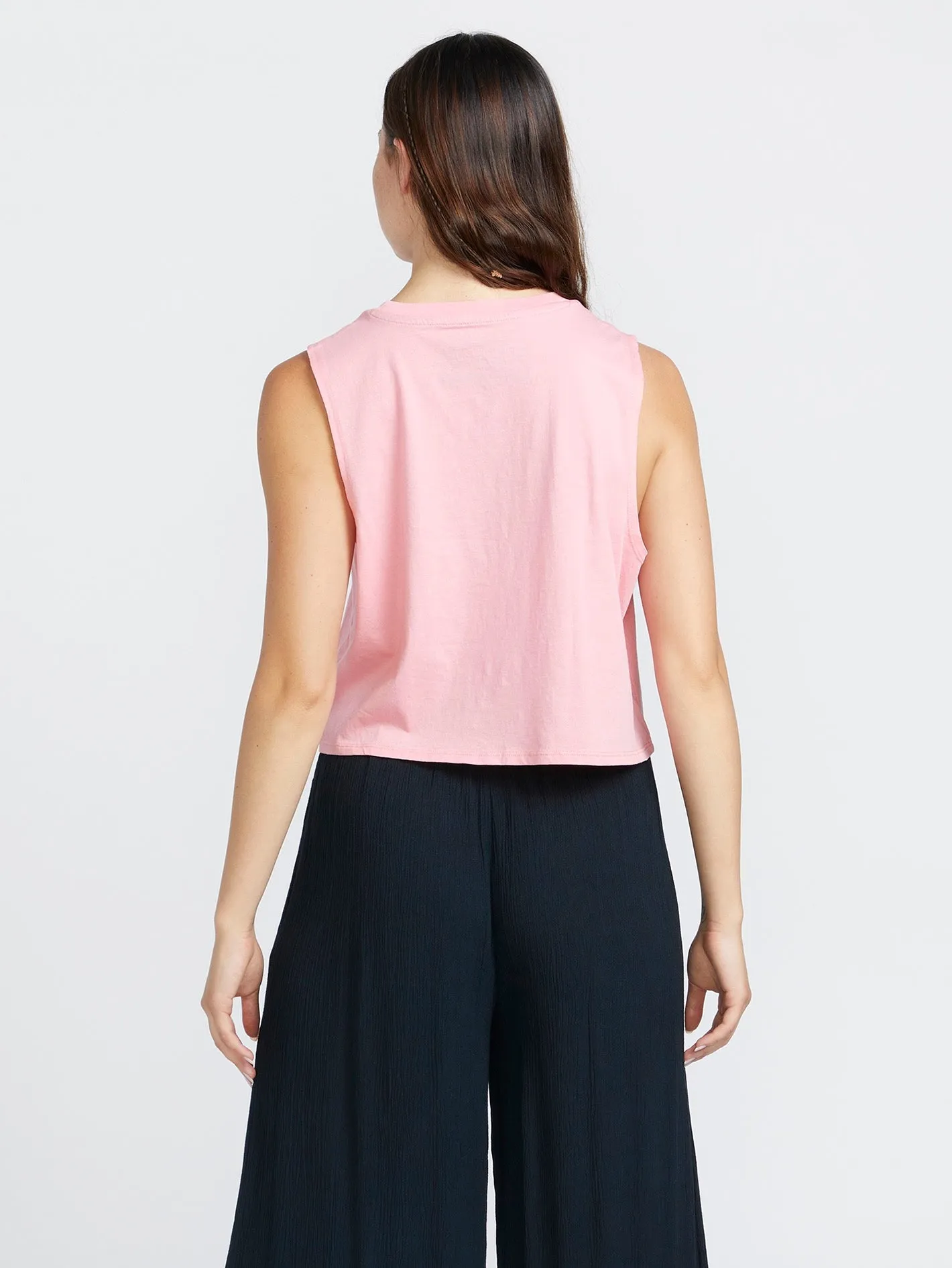 Stone Hour Crop Tank - Guava