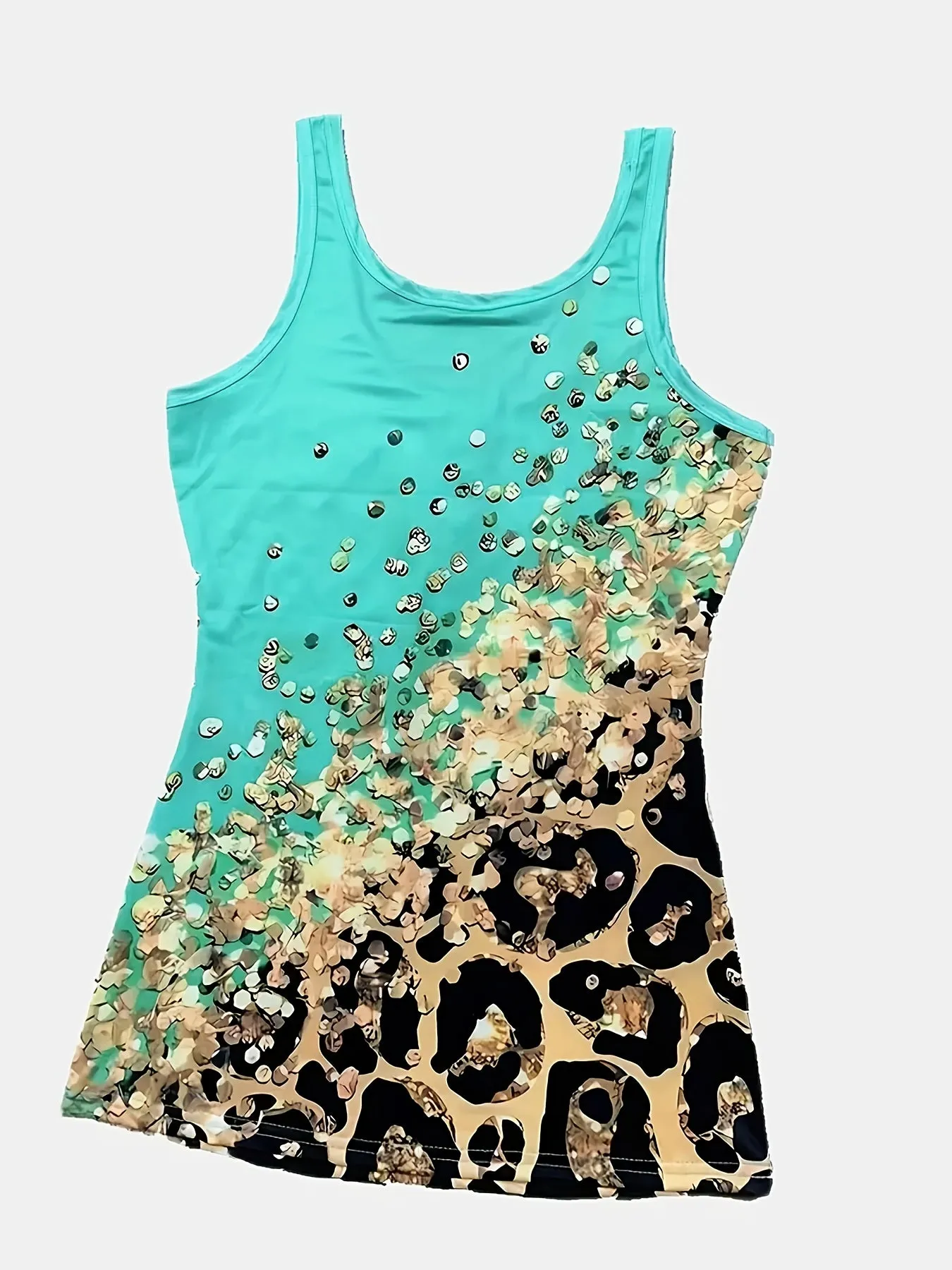 Stylish Leopard Print Tank Top for Womens Summer Wardrobe