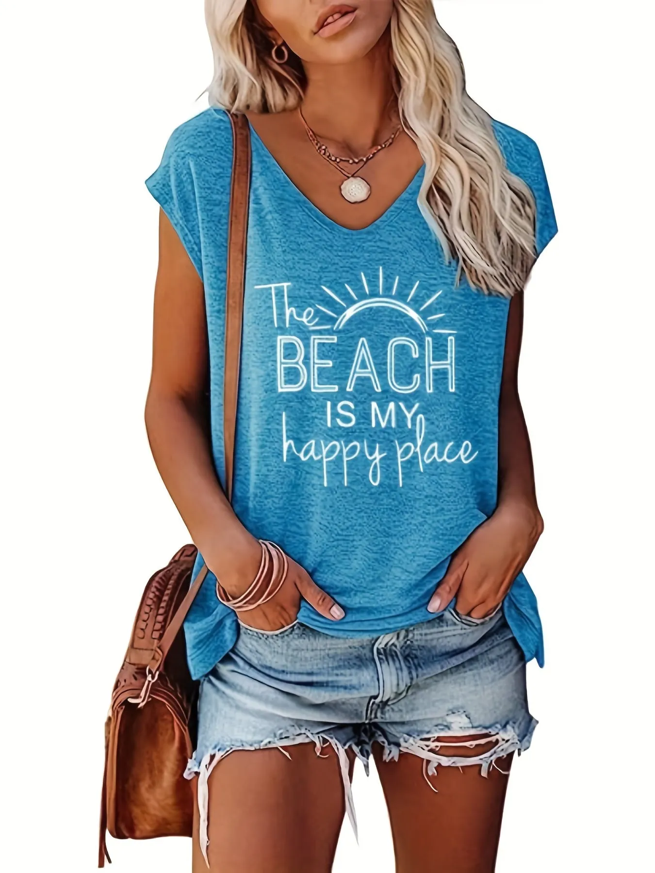 Stylish VNeck Tank Top Perfect Casual Wear for Summer