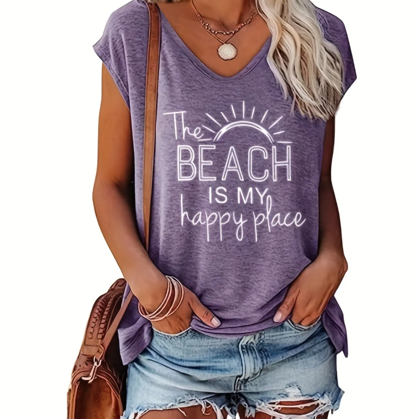 Stylish VNeck Tank Top Perfect Casual Wear for Summer