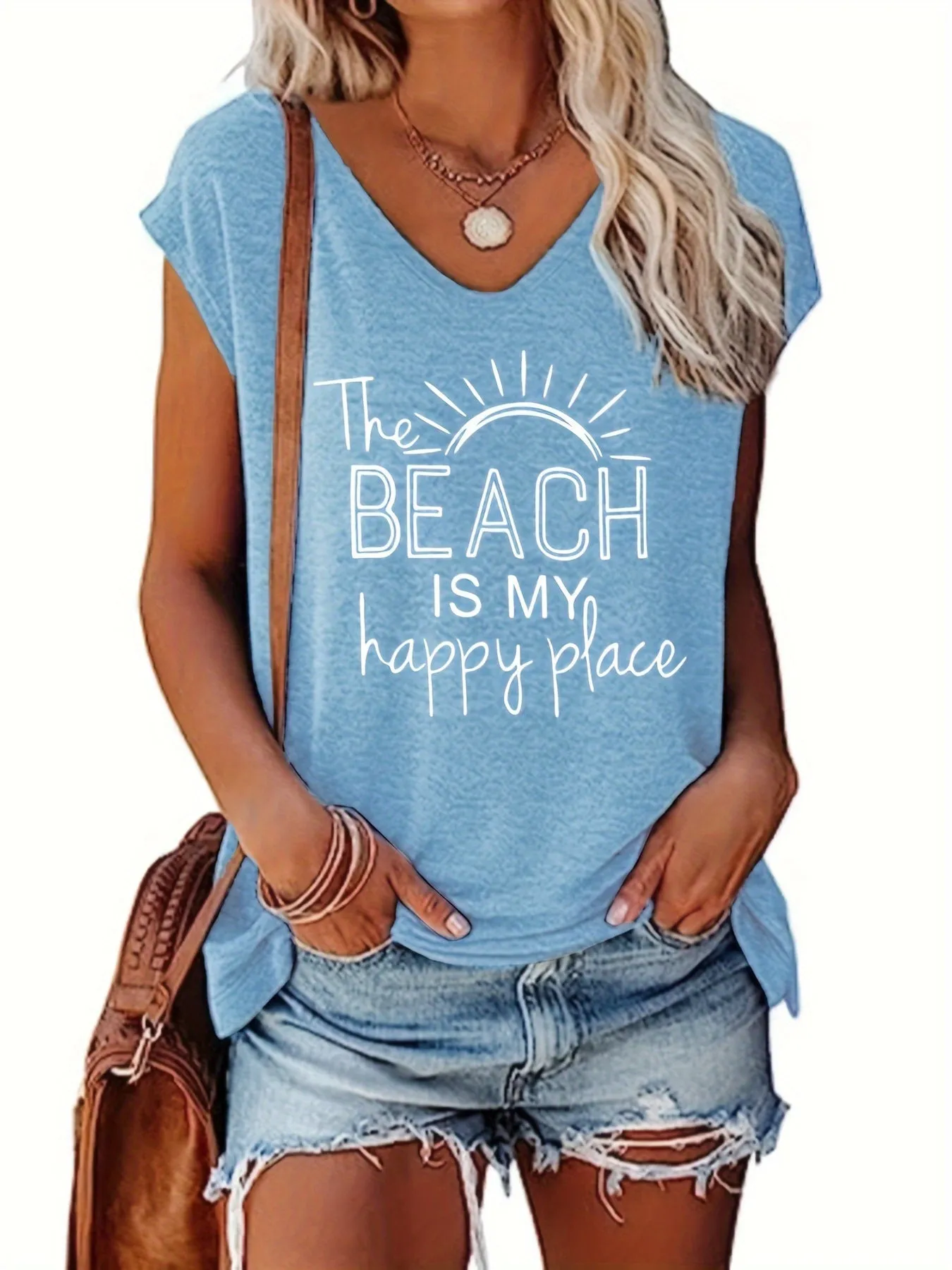 Stylish VNeck Tank Top Perfect Casual Wear for Summer