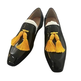 TEEK - Black Patent Leather Tassel Loafers