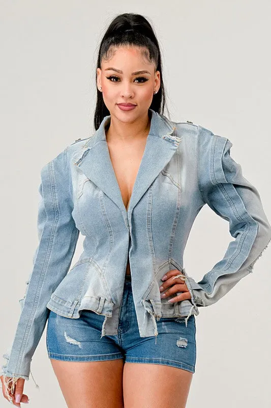 TEEK - Vintage Denim Jean Jacket