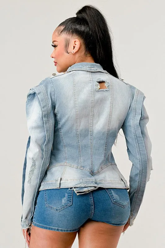 TEEK - Vintage Denim Jean Jacket