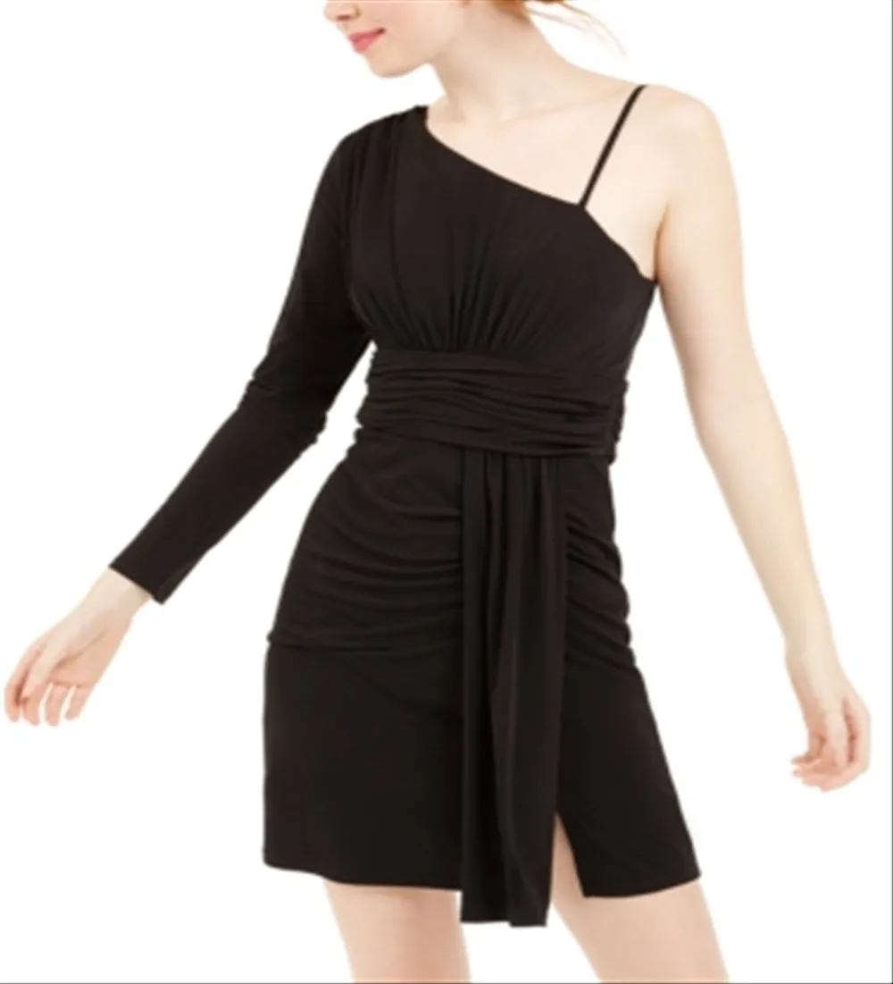 Teeze Me Women's Fitted Mini Bodycon Dress Black Size 9