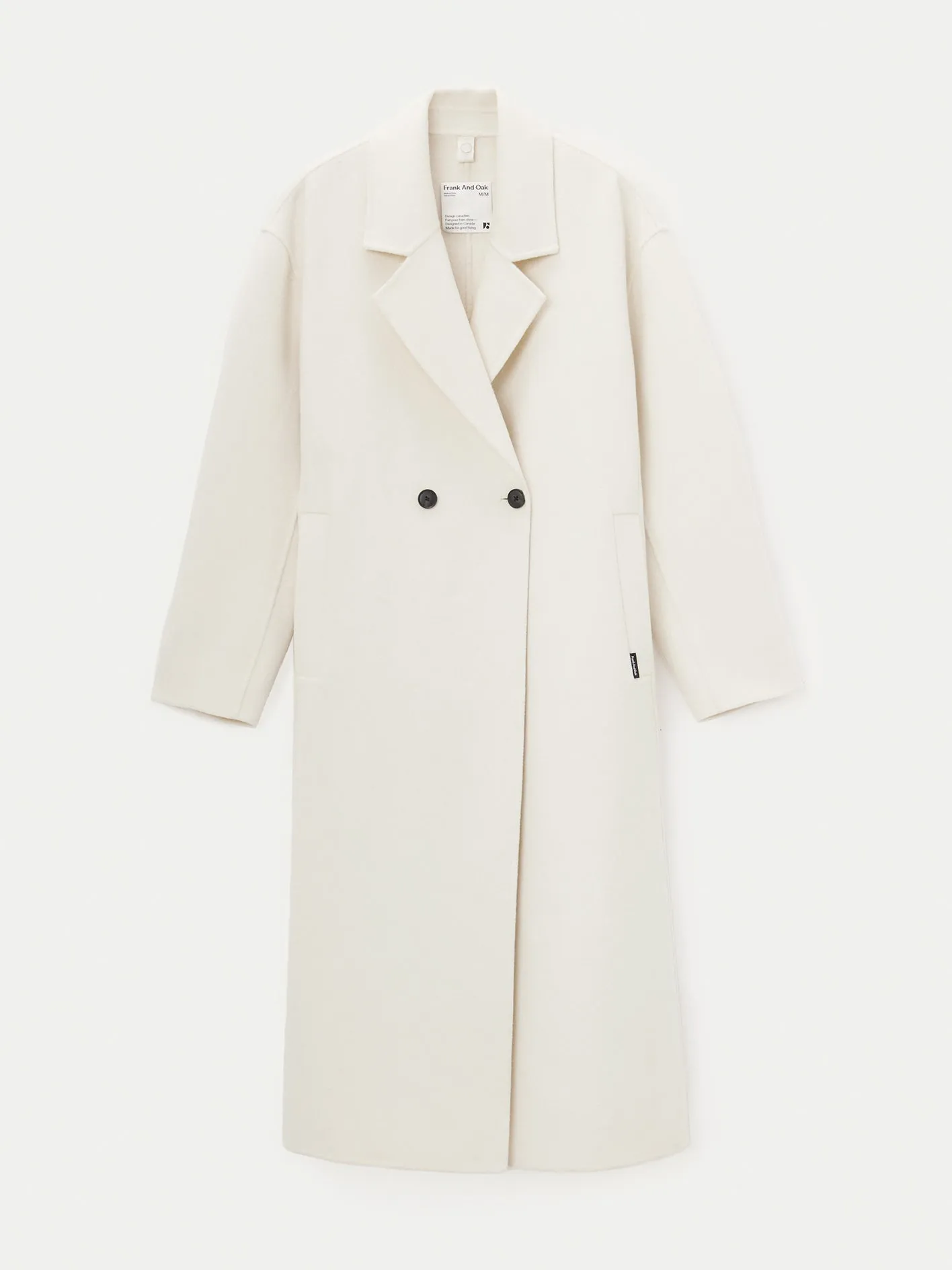 The Margaret Wool Blend Top Coat in Fog