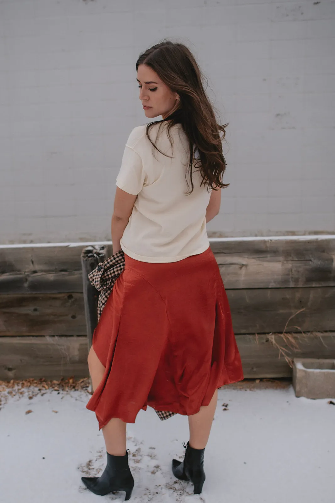 The Sunrise Asymmetrical Skirt by Free People