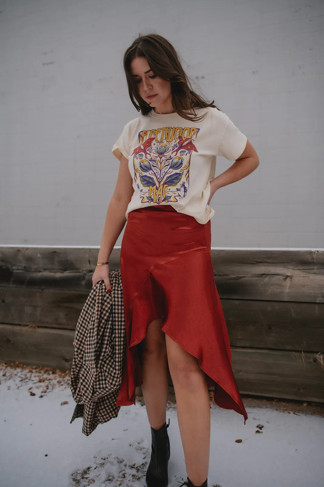 The Sunrise Asymmetrical Skirt by Free People