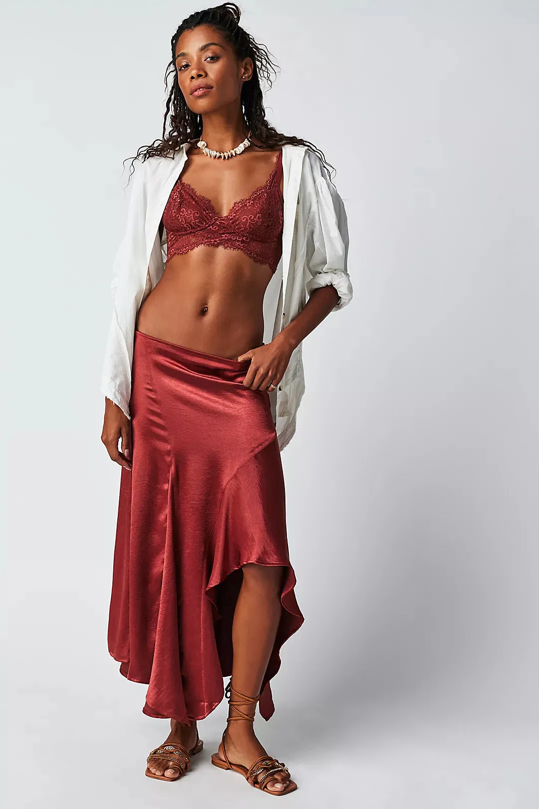 The Sunrise Asymmetrical Skirt by Free People