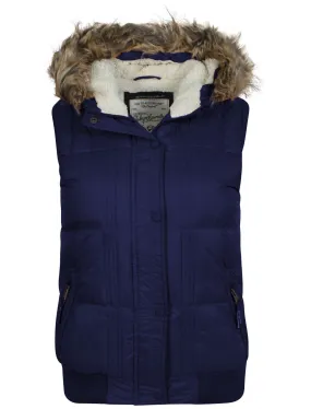 Tokyo Laundry Elcho navy gilet