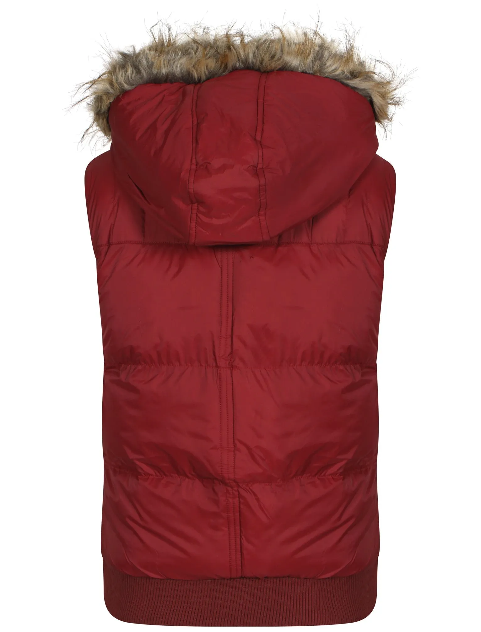 Tokyo Laundry Elcho oxblood gilet