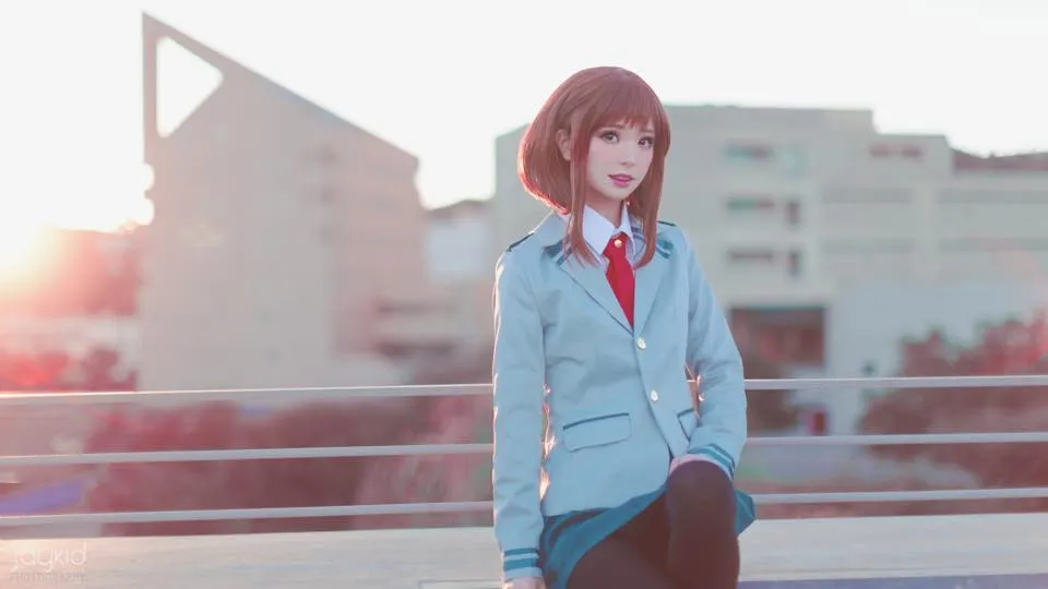 Tsuyu Ochaco Uraraka Cosplay Costume