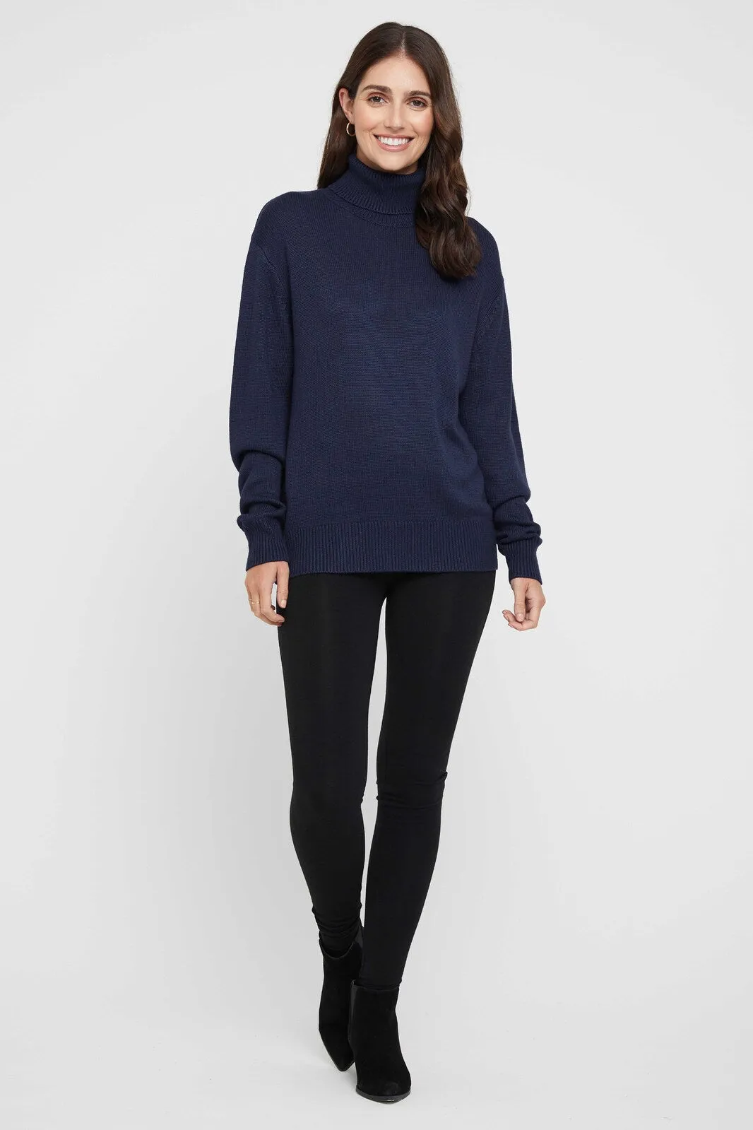 Turtleneck Knit - Ink