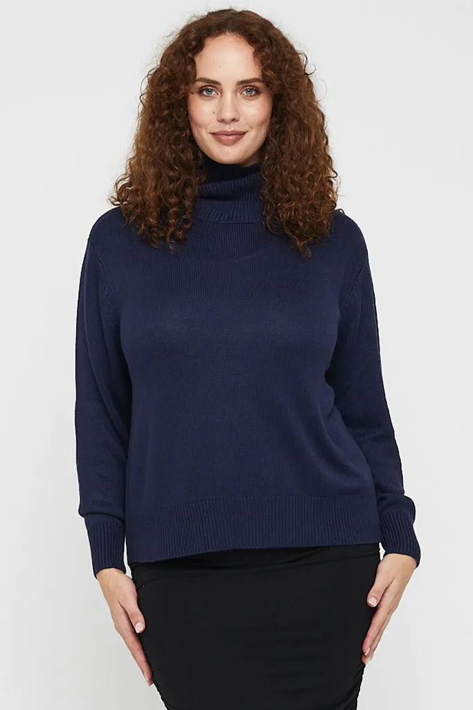 Turtleneck Knit - Ink